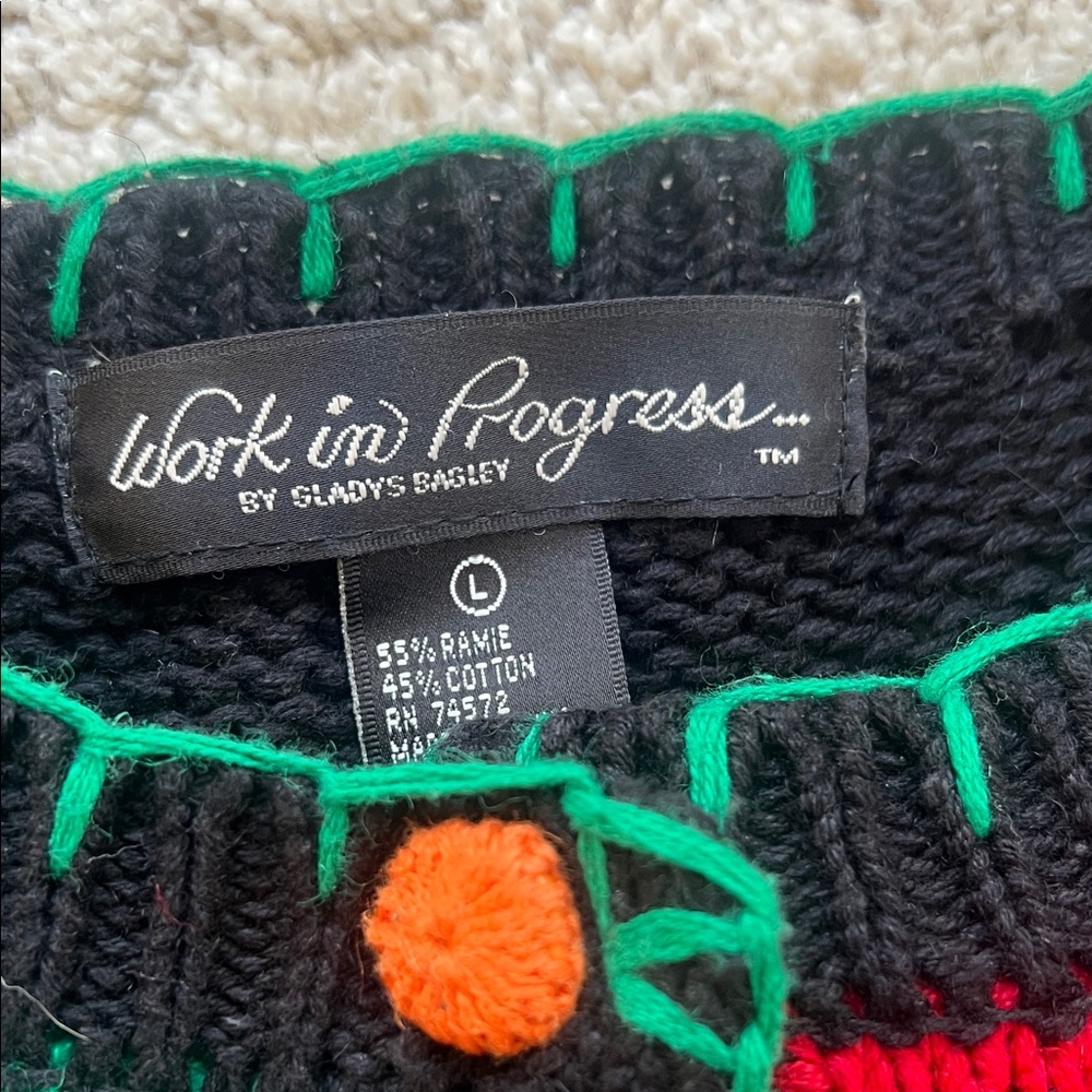 Work in Progress Halloween Patchwork
Knitted Witc… - image 2